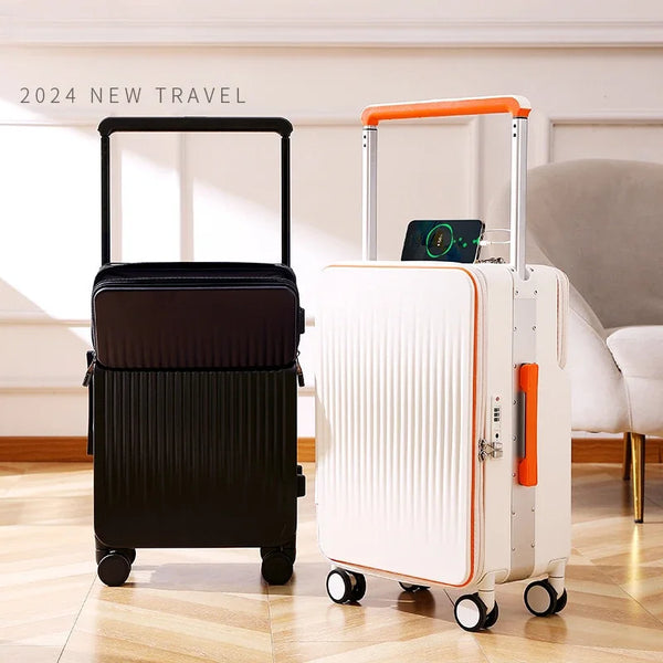 Chic Travel Carry-On Suitcase