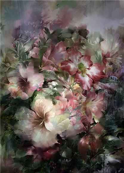 Flower & Woman Paint By Numbers Kit